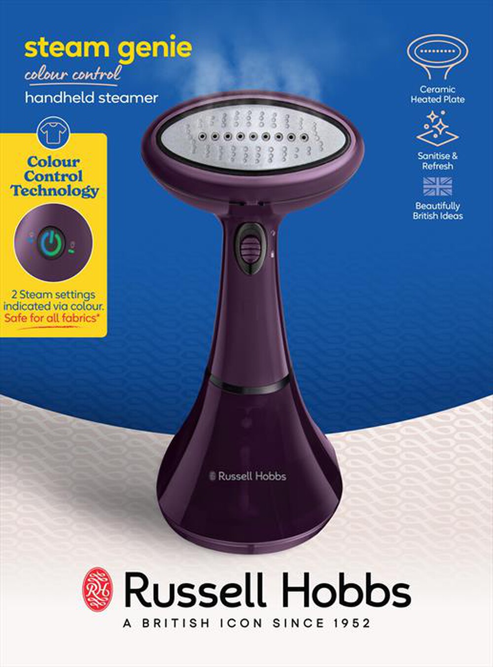 "RUSSELL HOBBS - Hand steamer 27410-56-VIOLA"