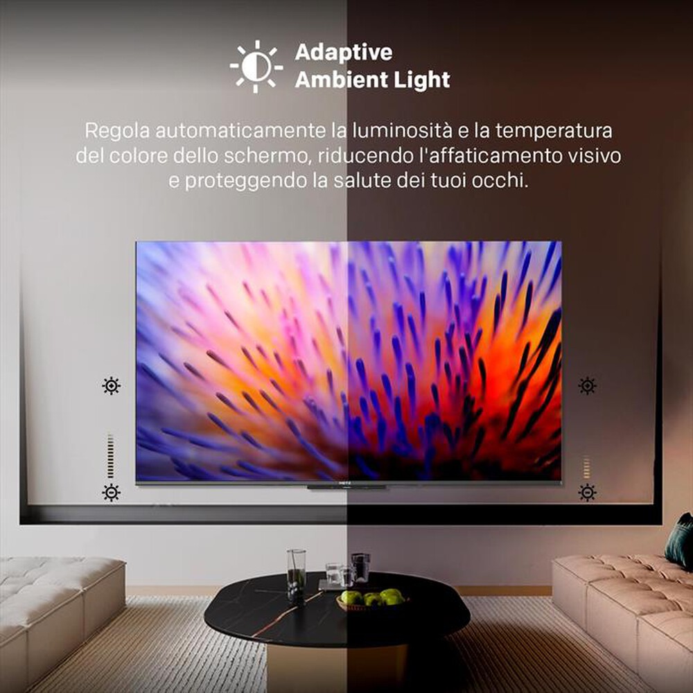 "METZ - Smart TV QLed+ 4K UHD GOOGLE TV 43MQE7000Z-Nero"
