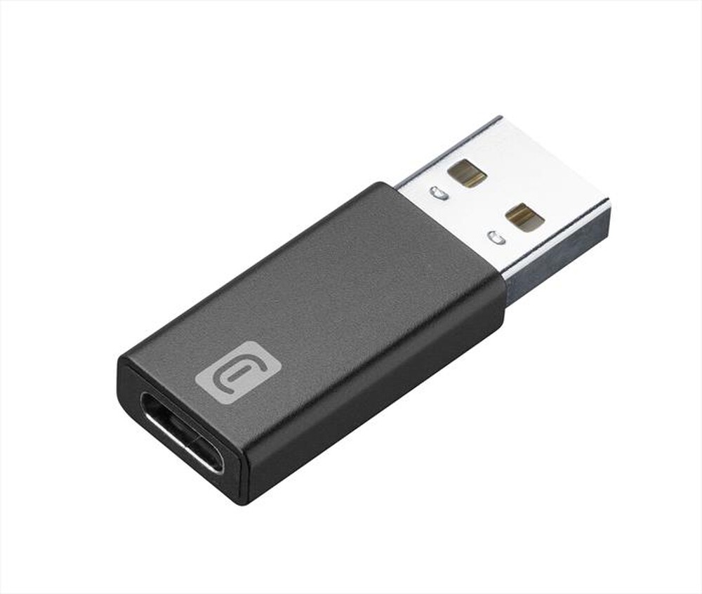 "CELLULARLINE - USBCADAPTERTOUSBK Adattatore da USB-C a USB-Nero"