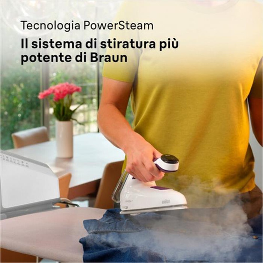 Immagine del prodotto BRAUN - Ferro da stiro con caldaia CareStyle 7 IS7266VI-Bianco viola