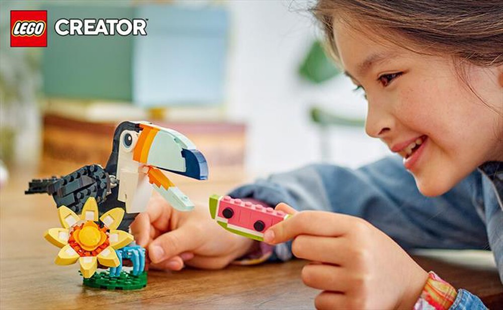 Immagine del prodotto LEGO - CREATOR Animali selvatici: tucano tropicale 31173