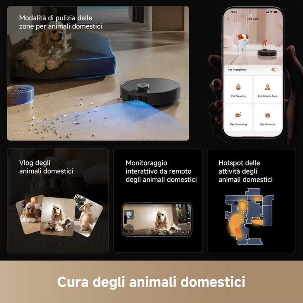 Immagine del prodotto DREAME - Aspirapolvere robot MATRIX10 ULTRA VIM-Nero / Oro