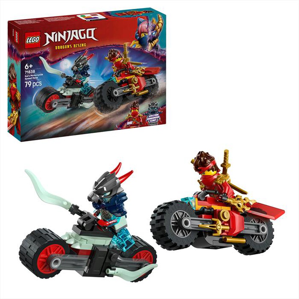 "LEGO - GARA DI VELOCIT SULLA MOTO DI KAI-,"