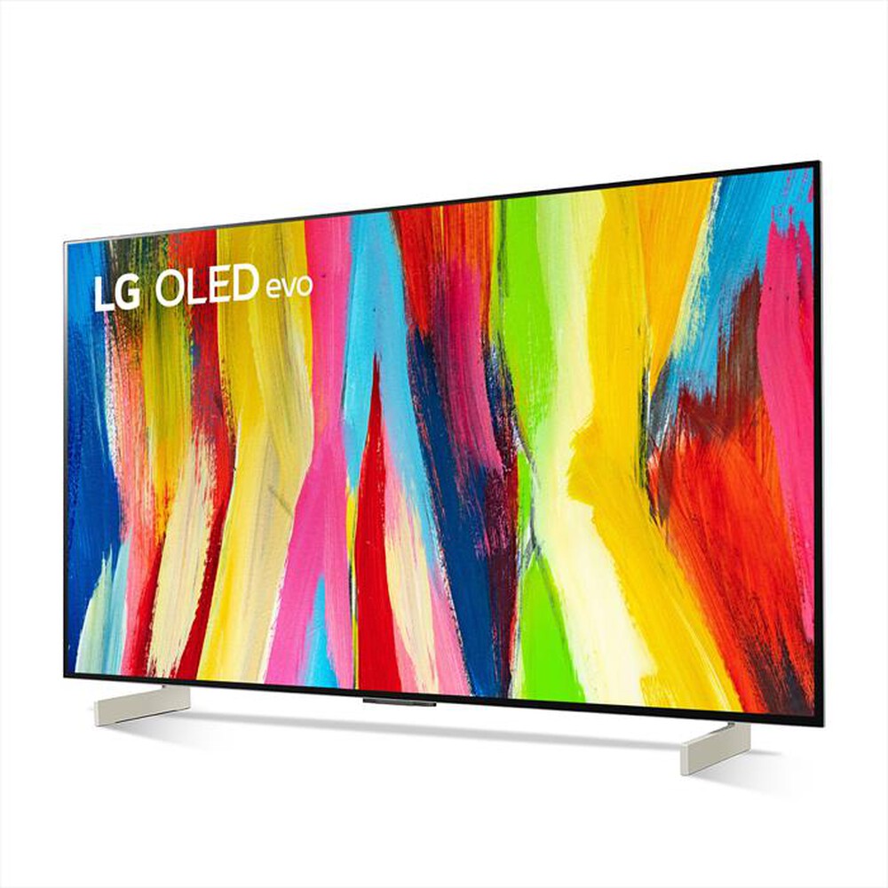 "LG - Smart TV OLED evo 4K 42\" OLED42C26LB-Calming Beige"