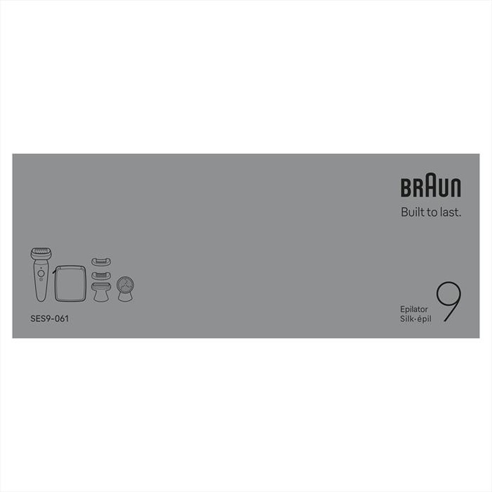 Immagine del prodotto BRAUN - Epilatore Wet & Dry LEGEPIL SES9-061 BOX MN-ARGENTO