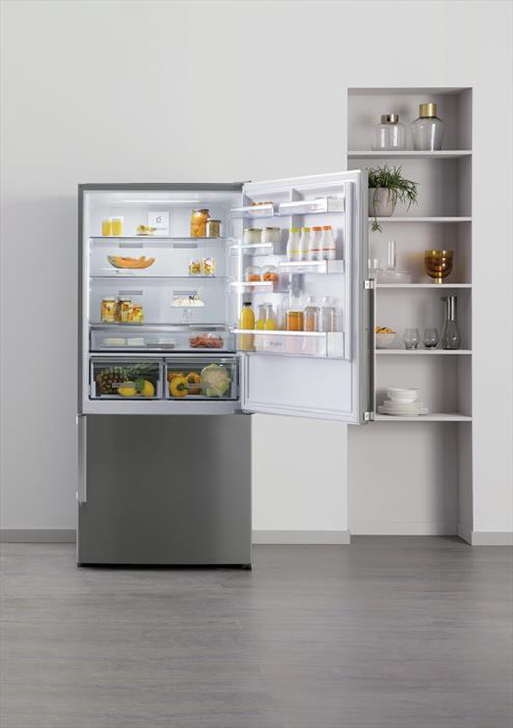 "WHIRLPOOL - Frigorifero combinato W84BE 72 X 2 N Classe E"