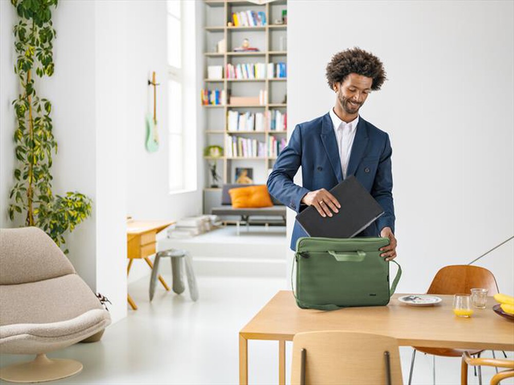 "TRUST - BOLOGNA LAPTOP BAG 16? ECO GREEN-Green"