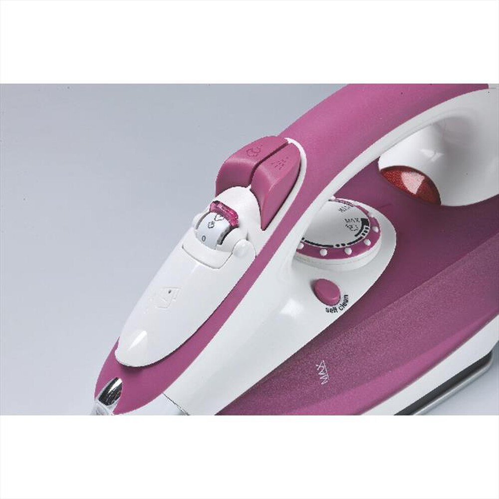"ARIETE - 6215 Steam Iron 2200W-Bianco/Fucsia"