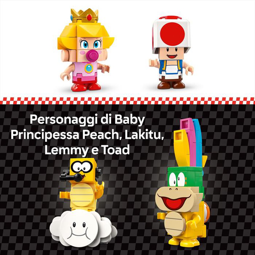 Immagine del prodotto LEGO - SUPER MARIO MarioKart Baby Peach Gran Premio 72036