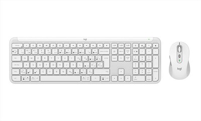 LOGITECH - Signature Slim MK950 Desktop-Off White