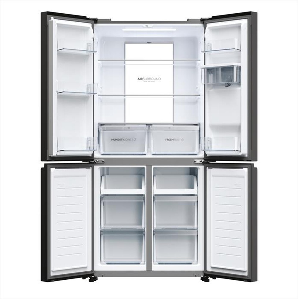 "HAIER - Frigorifero 4 porte HCR7818DWPT Classe D 467 lt-Black"