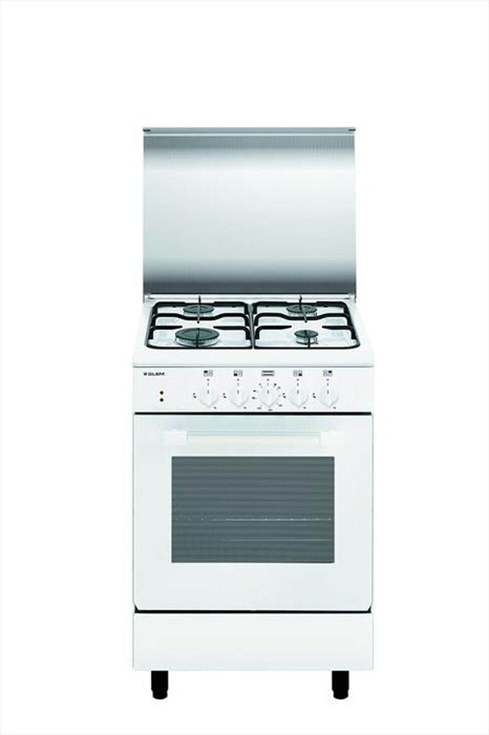 "GLEM GAS - Cucina a gas AE55MX3-Bianco"