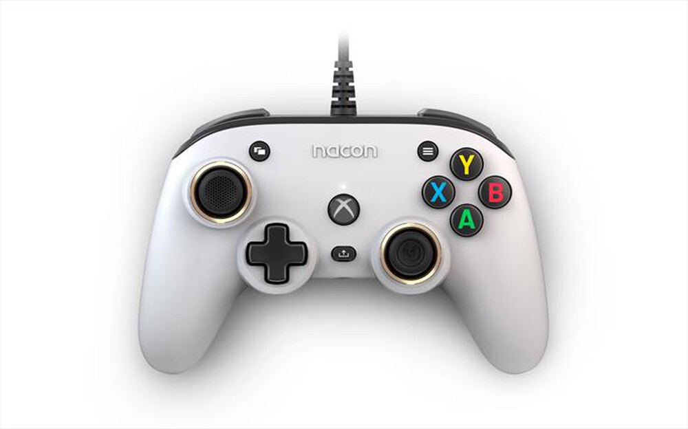 "NACON - PRO COMPACT CONTROLLER LICENZA UFFICIALE XBOX-Bianco"