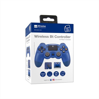 XTREME - WIRELESS BT CONTROLLER-BLU