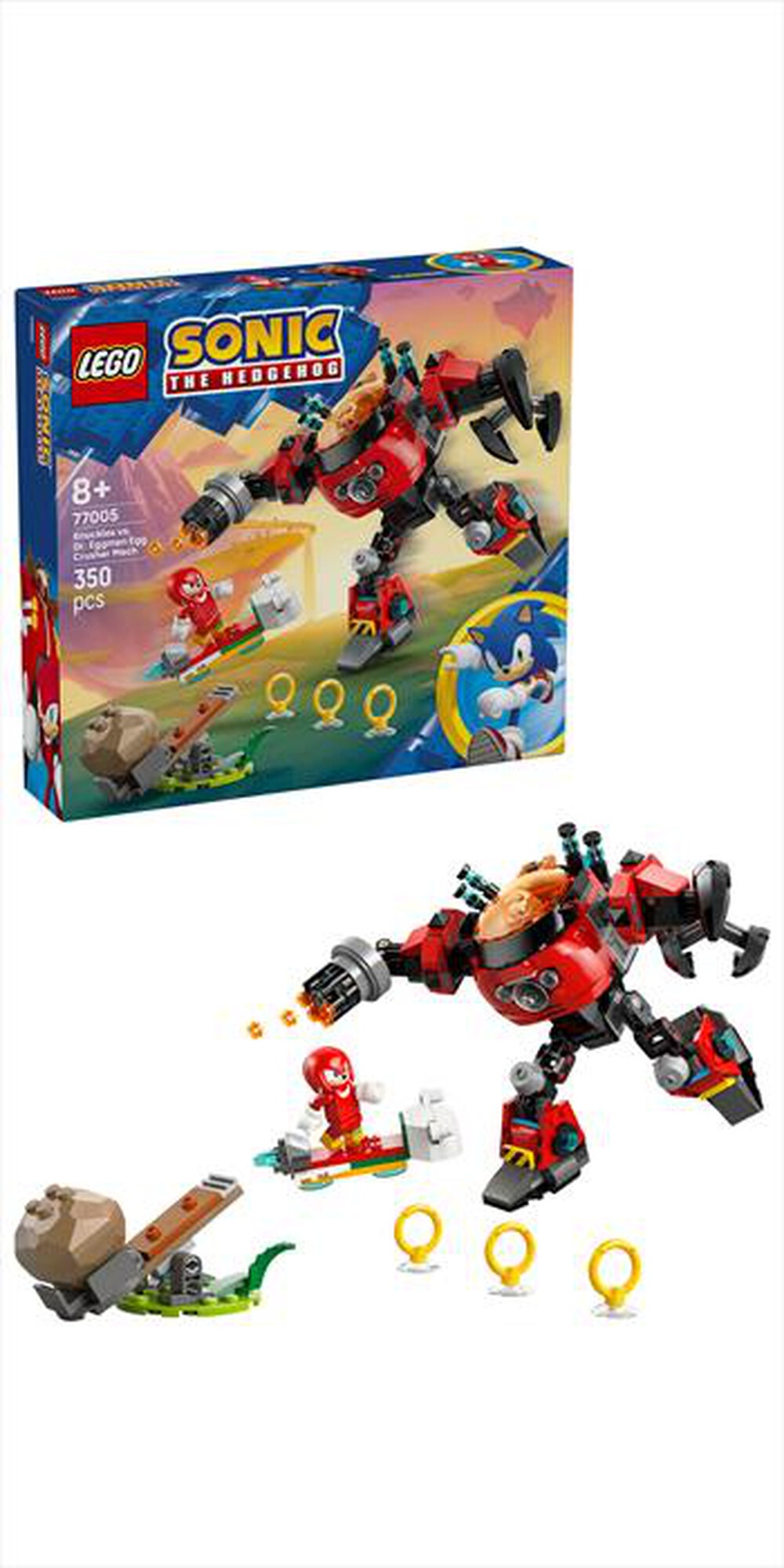 Immagine del prodotto LEGO - 77005 KNUCKLES VS. IL MECH EGG CRUSHER-,