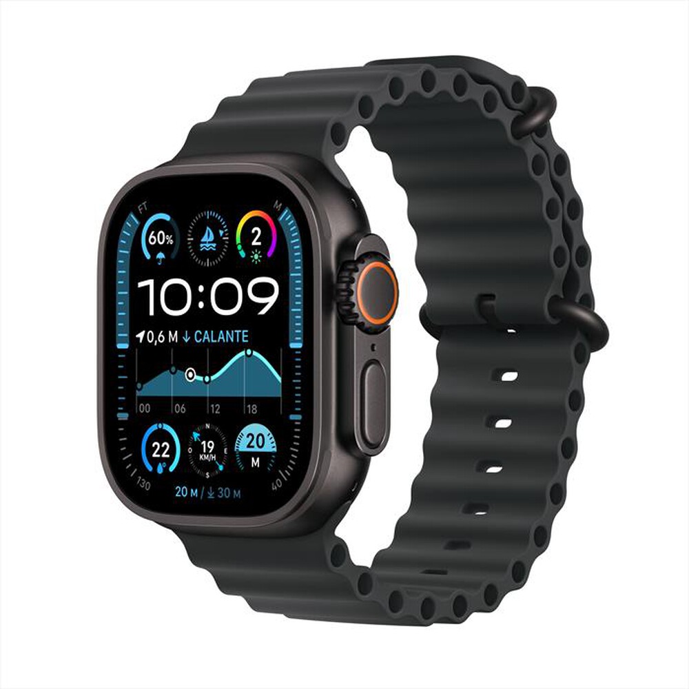 "APPLE - Watch Ultra 2 GPS + Cellular 49mm Titanio-Nero - Cinturino Ocean Nero"