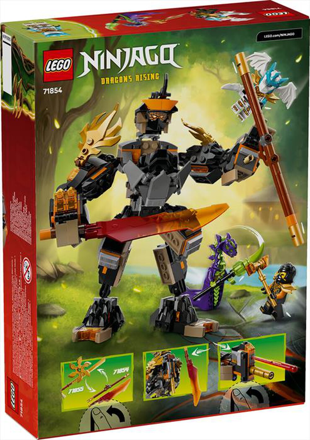 Immagine del prodotto LEGO - NINJAGO Mech missione di Cole e drago Zane - 71854