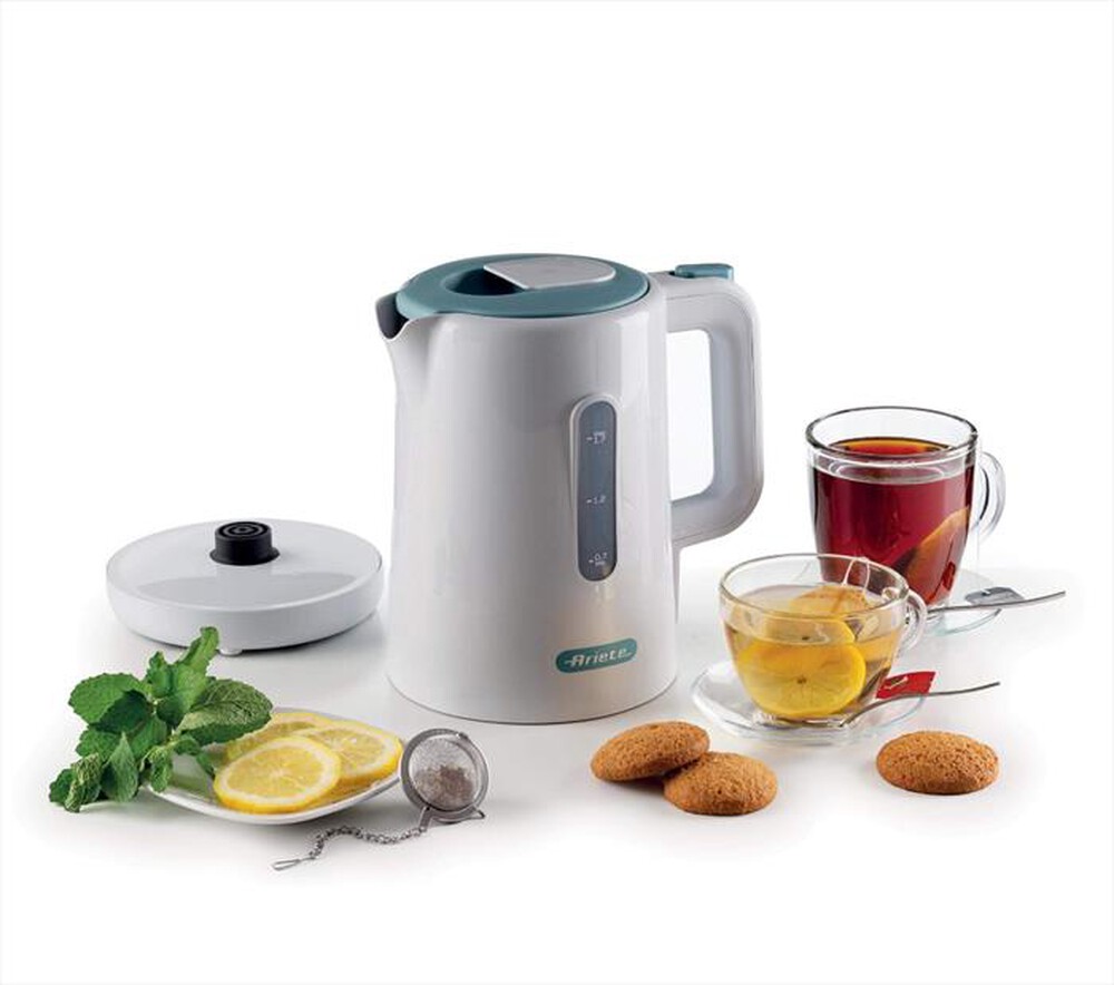 Set Cucina George Home Bianco Opaco - Bollitore Rapido, Tostapane 4 Fette E Microonde 700W