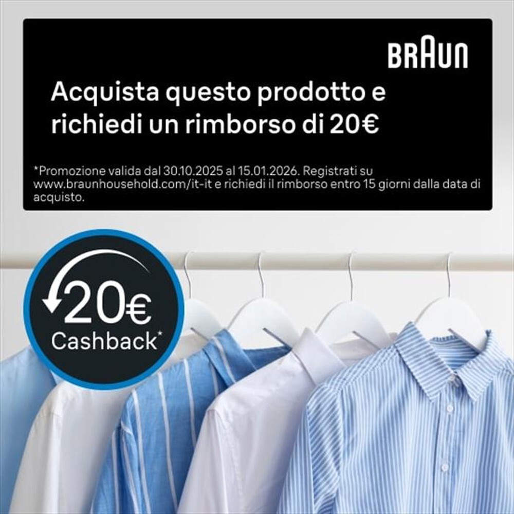 Immagine del prodotto BRAUN - FERRO A VAPORE FREESTYLE 5 SI5006BL-Bianco/Blu