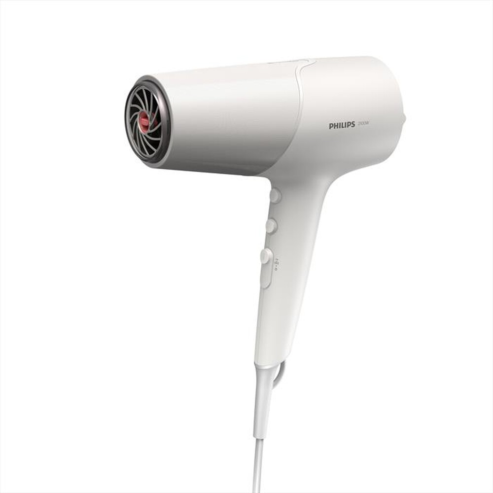 "PHILIPS - Asciugacapelli BHD501/20-Bianco e metallizzato"