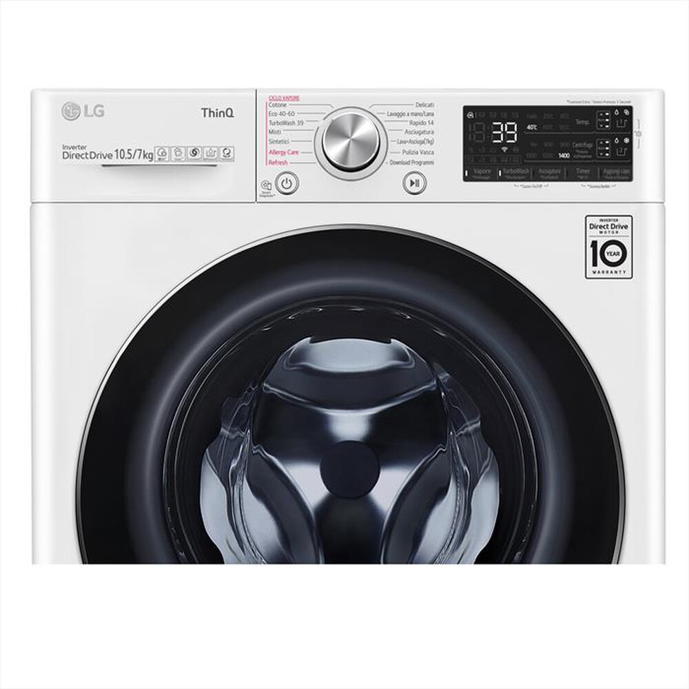 "LG - Lavasciuga F4DV710H2EA 10,5/7 Kg Classe A"