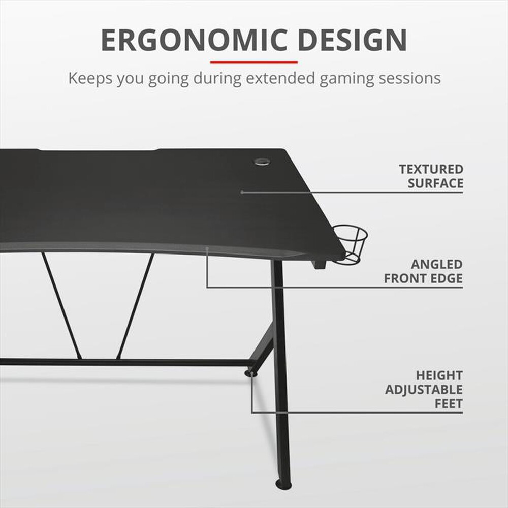 Immagine del prodotto TRUST - GXT711 DOMINUS GAM DESK-Black