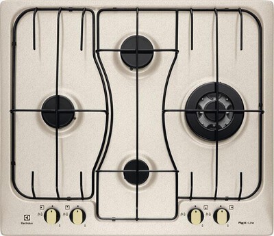 ELECTROLUX - Piano cottura a gas RGG6243LON 4 fuochi 59,4cm-SABBIA