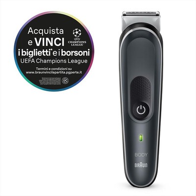 BRAUN - RIFINITORE BODY BG3340-Nero/Grigio