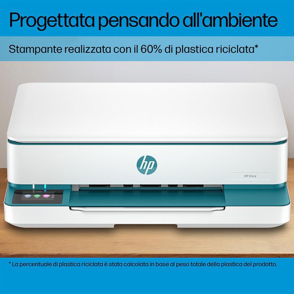 Immagine del prodotto HP - Stampante ENVY 6122E 3 MESI DI INSTANT INK CON HP+-Bianco