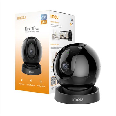 IMOU - Telecamera da interno motorizzata REX 3D 3K-NERO