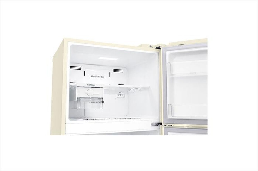 "LG - Frigorifero 2 porte GTB574SEHZD Classe E 471lt-Inox Skin Beige"