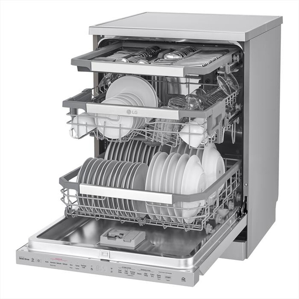 "LG - Lavastoviglie DF425HSS Classe D 14 coperti-Noble Steel"