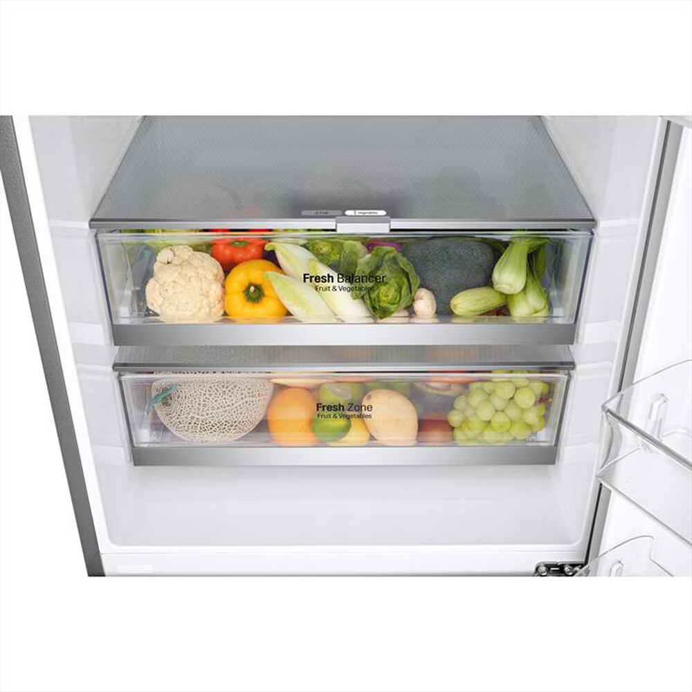 "LG - Frigorifero combinato GBB569NSAGB Classe D 462L-Stainless steel"