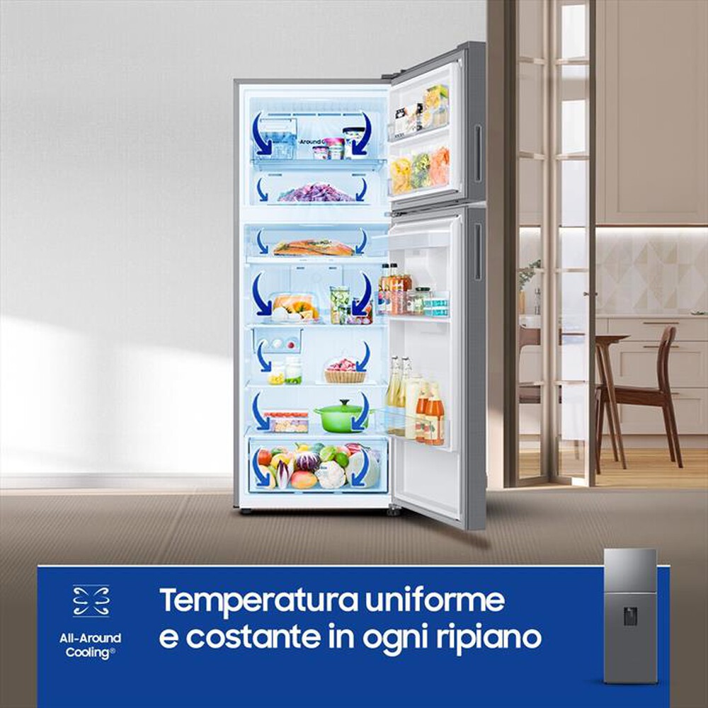 Immagine del prodotto SAMSUNG - Frigorifero 2 porte RT47CG6736S9ES Classe E 462l-METAL INOX