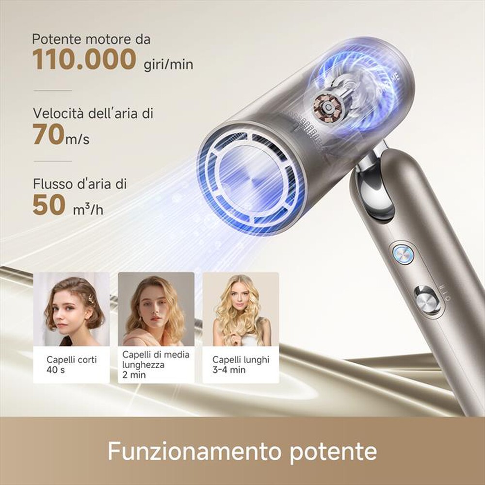 Immagine del prodotto DREAME - Asciugacapelli POCKET PRO 2 HAIR DRYER-Gold