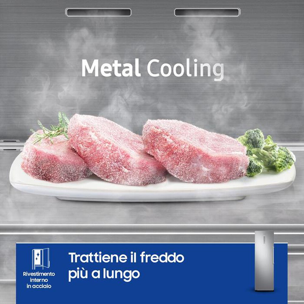 Immagine del prodotto SAMSUNG - Congelatore verticale RZ32C7BBES9/EF Classe E 323l-METAL INOX