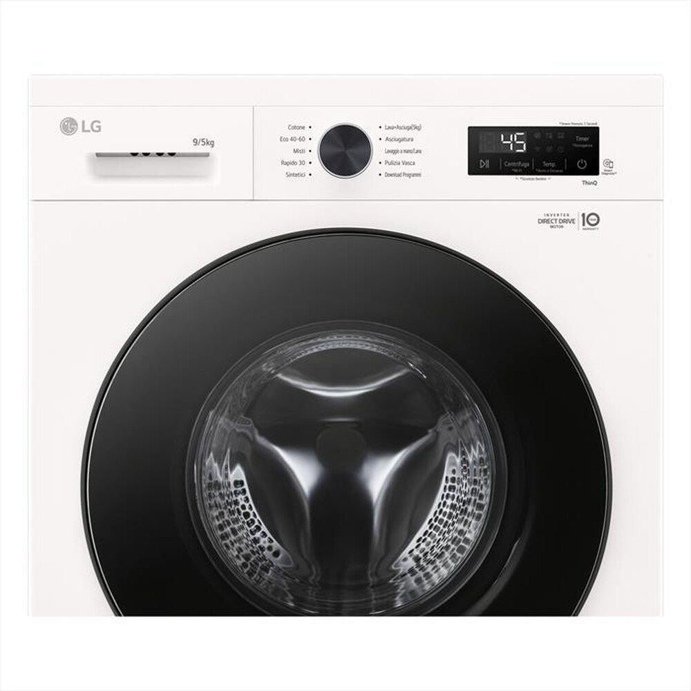 Immagine del prodotto LG - Lavasciuga W4NX1095NWB 6 MOTION 9/5KG Classe A-Essence White
