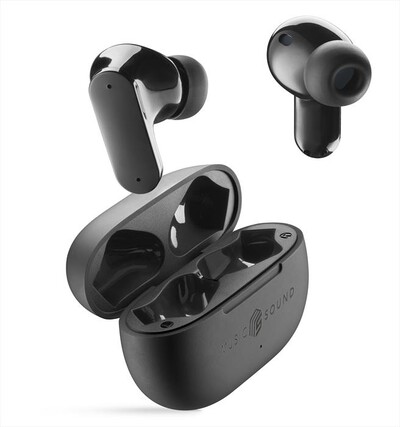 MUSIC SOUND - Auricolare bluetooth SHIELD-Black,  MUSIC SOUND - Auricolare bluetooth SHIELD-Black