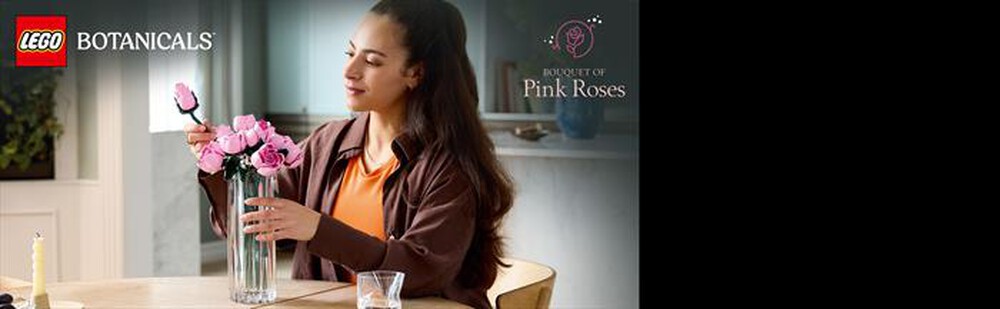 Immagine del prodotto LEGO - BOTANICALS Bouquet di rose rosa 10374