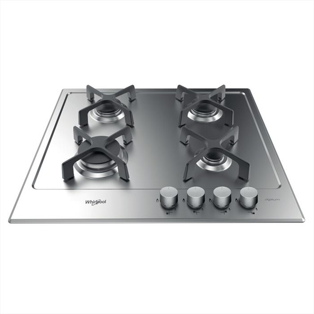 "WHIRLPOOL - Piano cottura a gas GMA 6414/IXL/01 HOB WP 59 cm-Acciaio inossidabile"