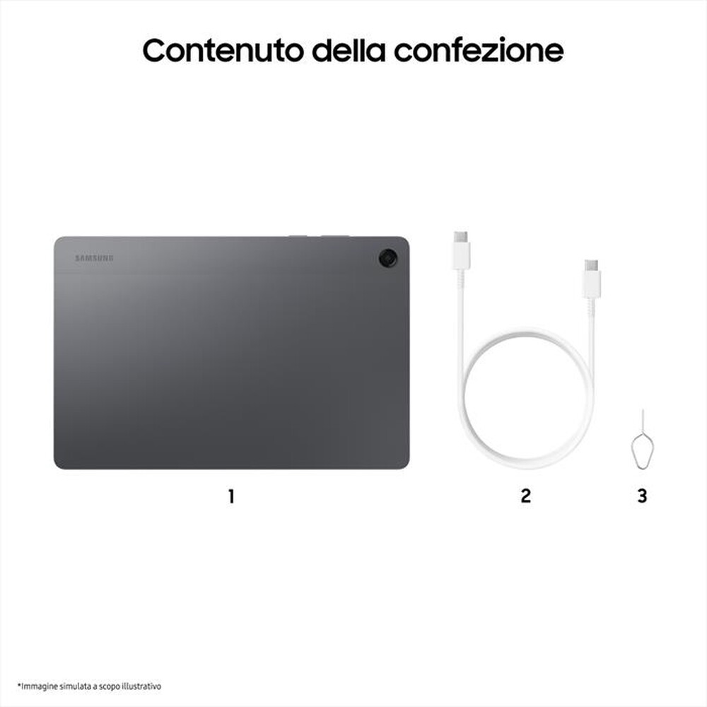 Immagine del prodotto SAMSUNG - Tablet GALAXY TAB A11+ WIFI 256 GB-Gray