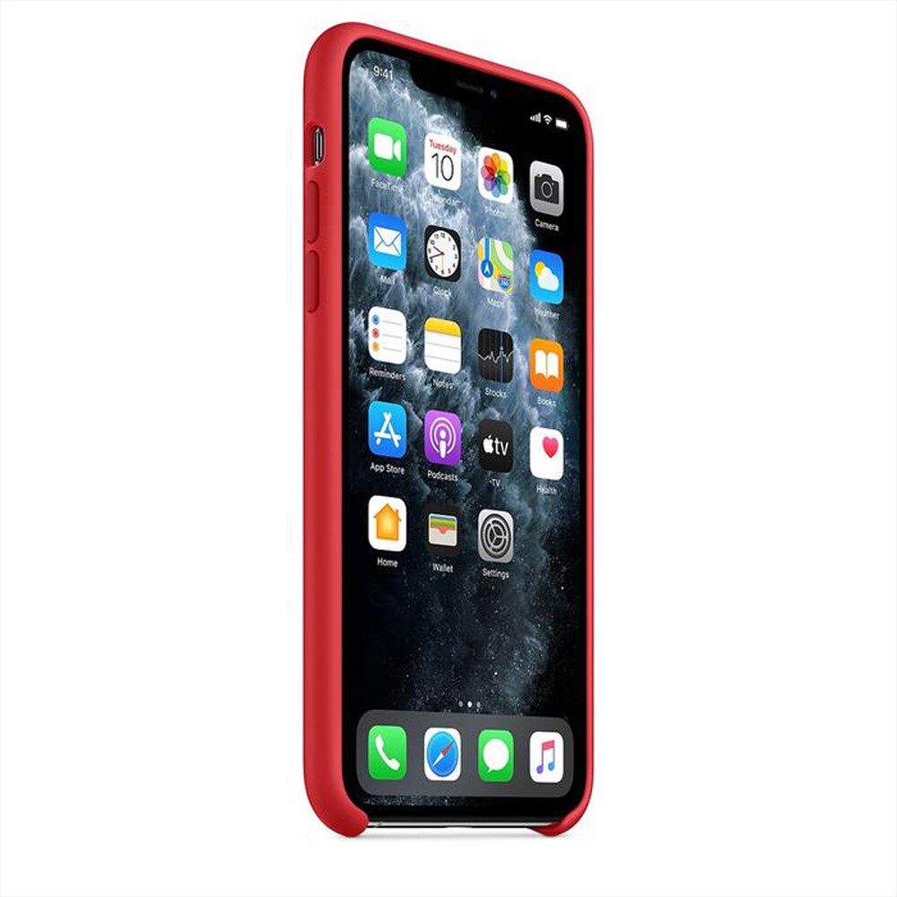 "APPLE - Custodia in silicone per iPhone 11 Pro Max-Rosso"