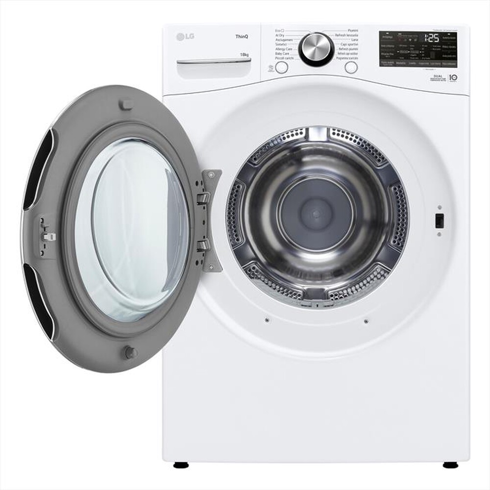 Immagine del prodotto LG - Asciugatrice RH18U8AVCW 18 Kg-Bianca