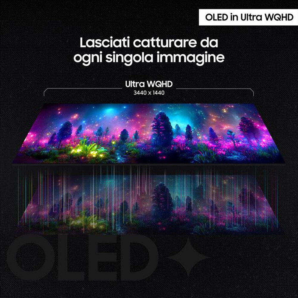 Immagine del prodotto SAMSUNG - MONITOR GAMING ODYSSEY OLED G8 DA 34" WQHD CURVO-Silver