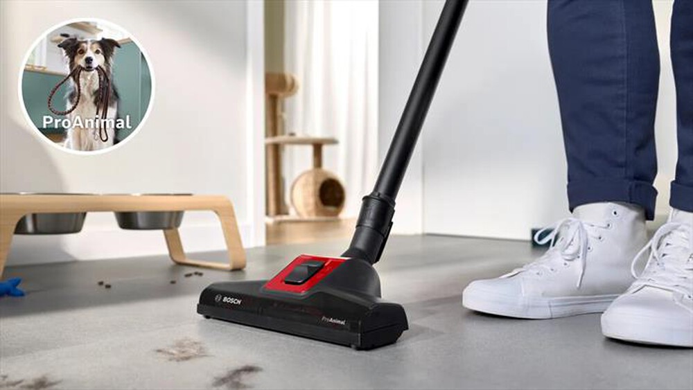 Immagine del prodotto BOSCH - Aspirapolvere a traino BGB41PET1-Nero, Rosso