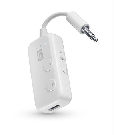 CELLULARLINE - Ricevitori audio bluetooth IN-FLIGHT TRANSMITTER-Bianco