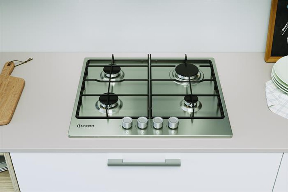 Immagine del prodotto INDESIT - THP 642 IX/I 1 PIANO GAS INOX 60CM