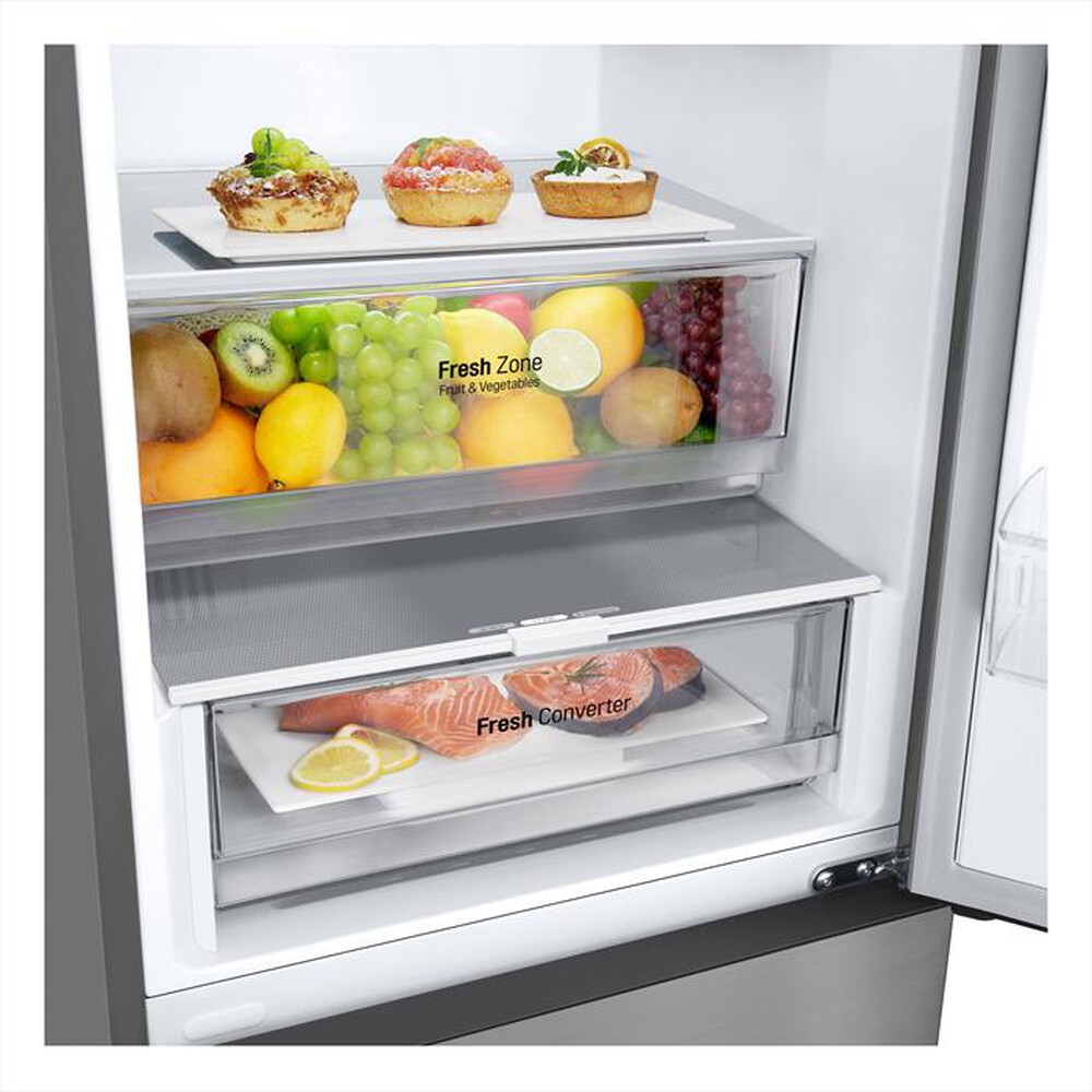 "LG - Frigorifero combinato GBV22NCCPY Classe C 387 lt-Prime Silver"