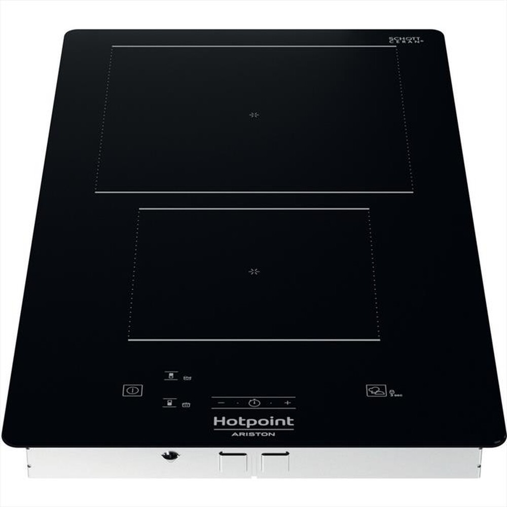 "HOTPOINT ARISTON - Piano cottura elettrico DOMINO HQ 0930S NE 28,4 cm-Nero"