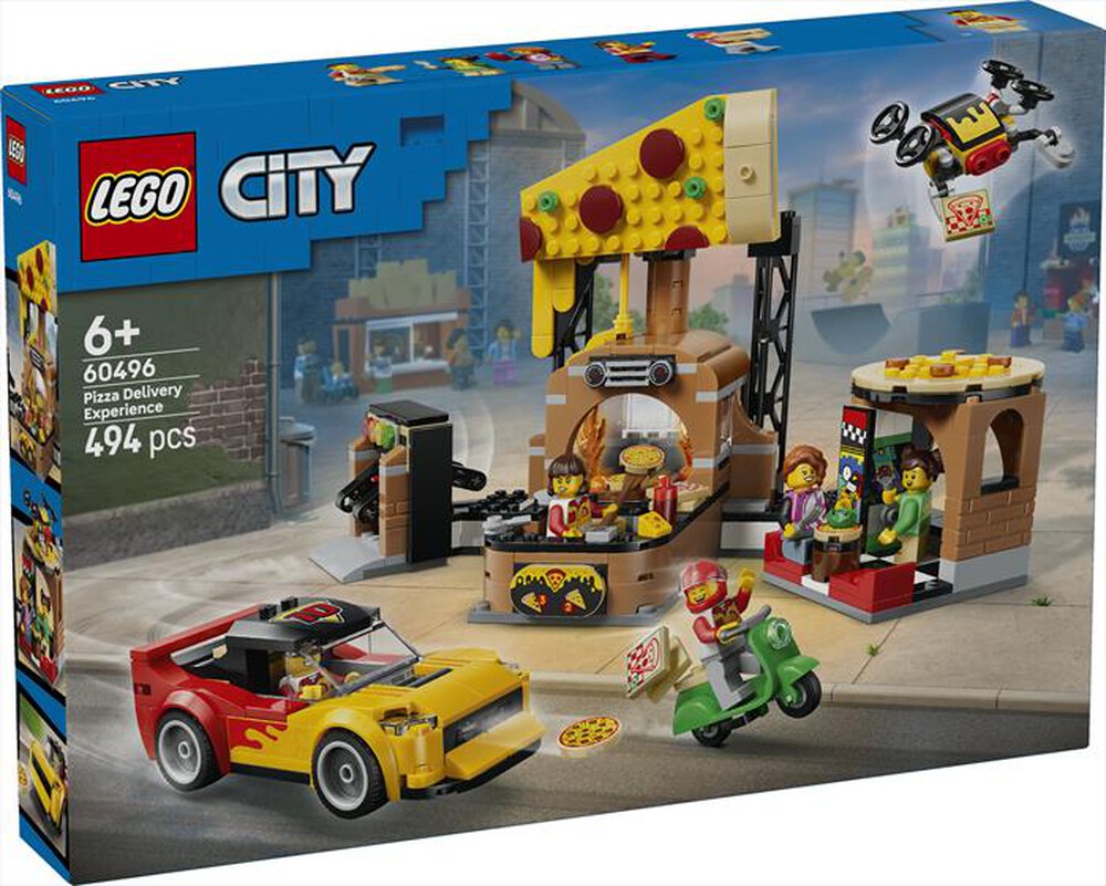 Immagine del prodotto LEGO - CITY Centro di consegna pizze con veicoli - 60496